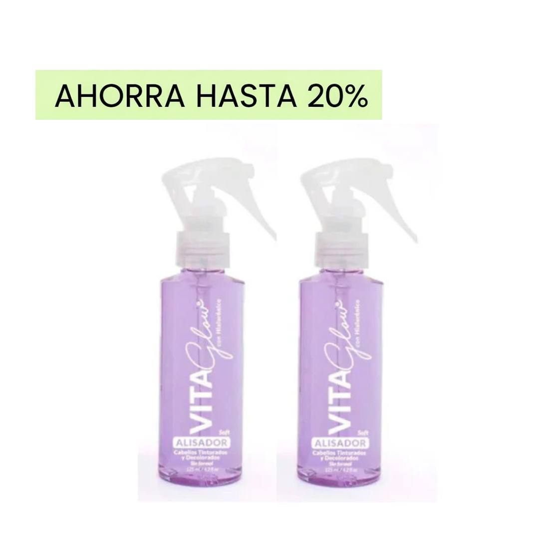 COMBO X2 VITAGLOW® SOFT ALISADOR PROGRESIVO SIN FORMOL