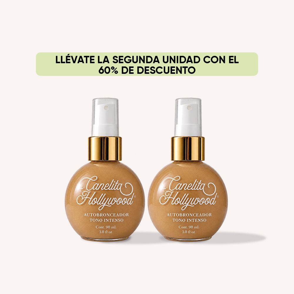 COMBO X2 CANELITA HOLLYWOOD® AUTOBRONCEADOR INTENSO