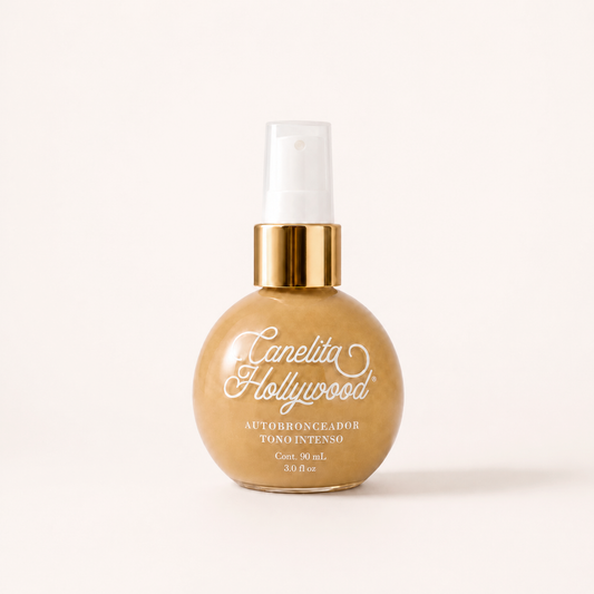 Frasco de 90 ml con dosificador del autobronceador tono intenso – Canelita Hollywood autobronceador intenso | Nova Oficial