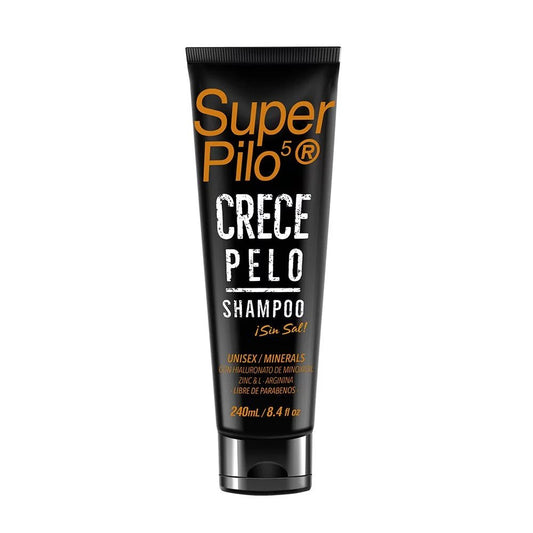 Tubo de 240 ml del shampoo sin sal con minerales – Superpilo shampoo crecepelo | Nova Oficial